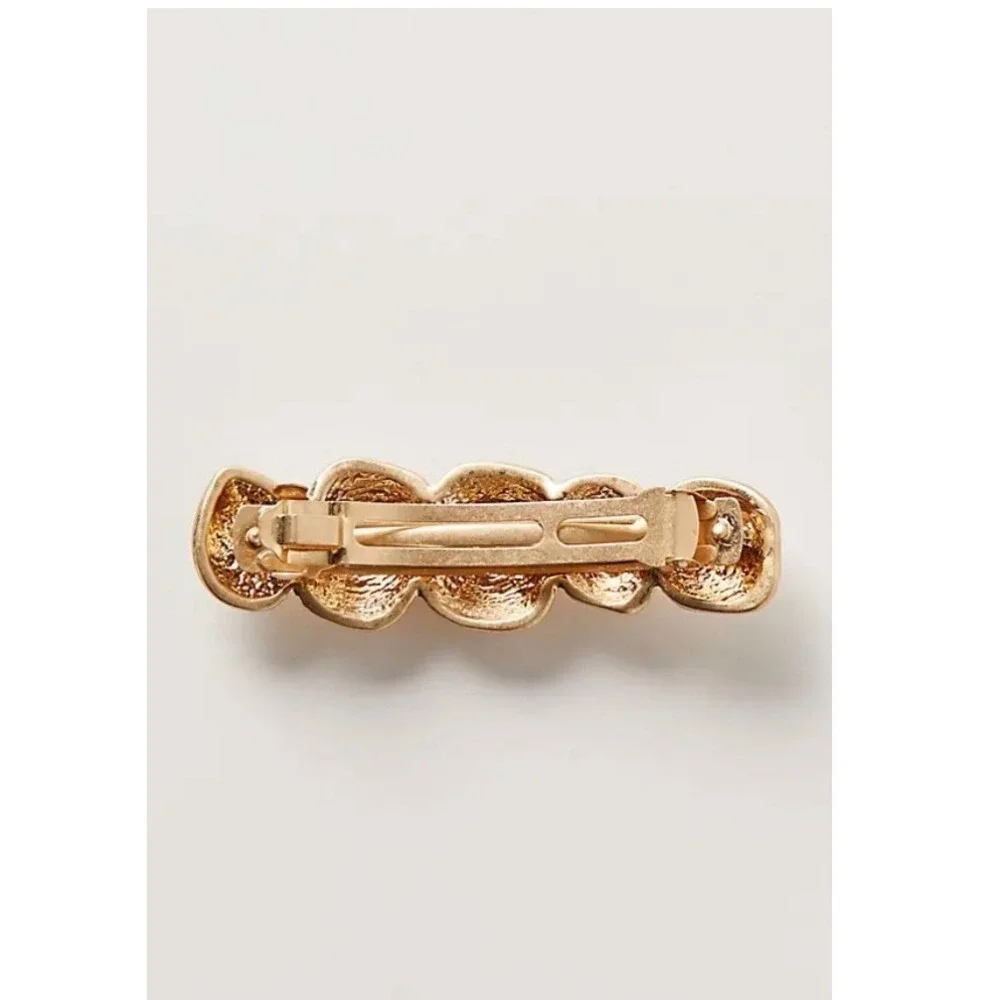 Free People Rocky Barrette Gold one size new NWT hair accessory